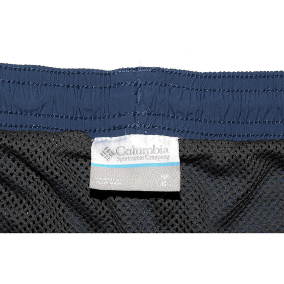 Columbia PFG Men's Lined Nylon Swim Trunks Blue Shorts Size Medium - Picture 5 of 6